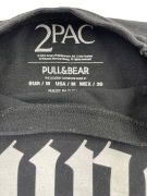 PULL&BEAR 2PAC "ALL EYEZ ON ME" GRAPHIC T-SHIRT BLACK UNISEX M