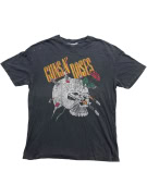 PULL&BEAR T-SHIRT GUNS N' ROSES BIG LOGO GRAPHIC ΜΑΥΡΟ UNISEX M