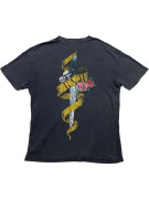 PULL&BEAR T-SHIRT GUNS N' ROSES BIG LOGO GRAPHIC ΜΑΥΡΟ UNISEX M