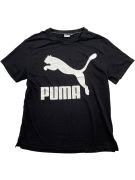 Puma Ανδρικό T-Shirt Μαύρο με Λογότυπο Size M