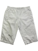 PUMA Bermuda sportivi Big Logo bianchi unisex L