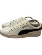 PUMA BASKET SNEAKERS CLASSIC WHITE BLACK UNISEX PRE OWNED EU 40.5