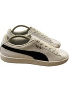 PUMA BASKET SNEAKERS CLASSIC WHITE BLACK UNISEX PRE OWNED EU 40.5