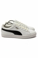 PUMA BASKET SNEAKERS CLASSIC WHITE BLACK UNISEX PRE OWNED EU 40.5