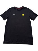 PUMA FERRARI T SHIRT RACING BLACK MENS PRE OWNED M