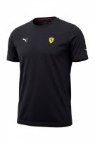 PUMA FERRARI T SHIRT RACING BLACK MENS PRE OWNED M