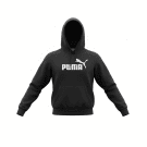 Puma Φούτερ Hoodie Casual Logo Μαύρο Γυναικείο M