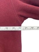 PUMA SWEATSHIRT OVERSIZED BURGUNDY WOMEN PRE OWNED S
