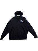 PUMA HOODIE GRAPHIC BLACK UNISEX PRE OWNED M