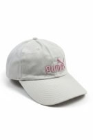 PUMA ΚΑΠΕΛΟ EMBROIDERED BIG LOGO ΛΕΥΚΟ / ΡΟΖ UNISEX ONE SIZE
