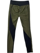 PUMA Leggings Sport Διχρωμο Pattern Μαύρο-Λαδί Γυναικείο S