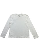 PUMA LONG SLEEVE T-SHIRT VINTAGE BIG LOGO WHITE MENS L