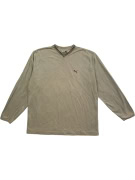 PUMA LONG SLEEVE SHIRT VINTAGE LOGO BEIGE UNISEX XL