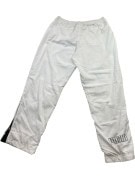 PUMA TRACK PANTS SPORTSWEAR WHITE UNISEX PRE OWNED XXL