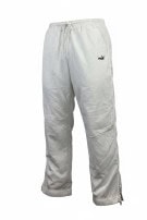 PUMA TRACK PANTS SPORTSWEAR WHITE UNISEX PRE OWNED XXL