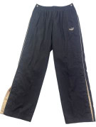PUMA TRACK PANTS VINTAGE SPORTSWEAR BLACK BEIGE UNISEX PRE OWNED XL