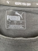 PUMA "FOREVER FASTER" ΑΘΛΗΤΙΚΟ T-SHIRT LOGO PRINT ΜΑΥΡΟ ΑΝΔΡΙΚΟ LARGE