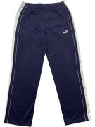 PUMA VINTAGE STYLE TRACKSUIT SET WITH EMBROIDERED LOGO NAVY BLUE/WHITE MEN'S SIZE M