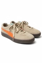 PUMA SNEAKERS DELPHIN STILE VINTAGE CON LOGO ARANCIONE BEIGE UNISEX 38,5
