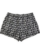 PUMA SWIM SHORTS GRAPHIC BLACK WHITE MEN PRE OWNED L