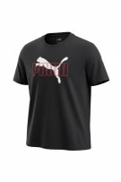 PUMA T-SHIRT BIG LOGO ΜΑΥΡΟ UNISEX XL