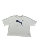 PUMA T-SHIRT CORTA CON GRANDE LOGO BIANCA DA DONNA M