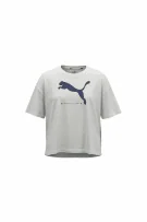 PUMA T-SHIRT CORTA CON GRANDE LOGO BIANCA DA DONNA M