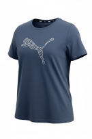 PUMA T-SHIRT LOGO GRAPHIC ΜΠΛΕ ΡΑΦ UNISEX L preowned