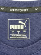 Puma T-Shirt Logo Μπλε Unisex L