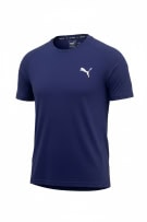 Puma T-Shirt Logo Μπλε Unisex L