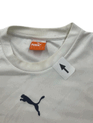 PUMA T SHIRT MINIMAL WHITE MEN PRE OWNED L