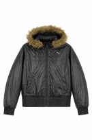 PUMA Y2K WINDBREAKER MINIMAL BLACK WOMEN PRE OWNED M