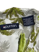 PURITAN ΠΟΥΚΑΜΙΣΟ HAWAIIAN PRINT ΠΡΑΣΙΝΟ ΑΝΤΡΙΚΟ PRE OWNED XL