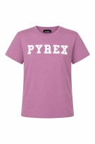 PYREX T SHIRT GRAPHIC STREETWEAR ROSA DONNA PRE OWNED M
