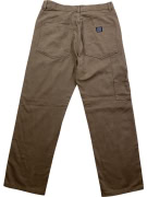 QUALITY TAG ITALY PANTALONI CHINO WORKWEAR VINTAGE MARRONE DA UOMO MEDIUM / TAG 50