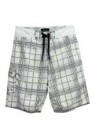 QUIKSILVER BOARDSHORTS SURF WHITE MENS PRE OWNED
