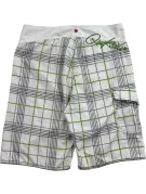 QUIKSILVER BOARDSHORTS SURF WHITE MENS PRE OWNED