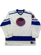 R2 ATHLETIC JERSEY RACING BIANCO BLU UOMO PRE OWNED L