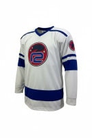 R2 ATHLETIC JERSEY RACING BIANCO BLU UOMO PRE OWNED L