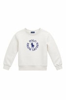 RALPH LAUREN FELPA GIROCOLLO MINIMAL CREMA UOMO PRE OWNED 5 XRONON