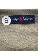 RALPH LAUREN CREWNECK SWEATER MINIMAL OLIVE MENS PRE OWNED S