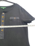 RALPH LAUREN ΦΟΡΕΜΑ POLO MINIMAL ΜΑΥΡΟ ΓΥΝΑΙΚΕΙΟ PRE OWNED XL