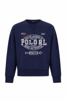 RALPH LAUREN SWEATSHIRT GRAPHIC NAVY MEN PRE OWNED M