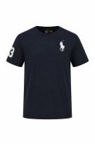 RALPH LAUREN GRAPHIC TEE MINIMAL NAVY ΑΝΤΡΙΚΟ PRE OWNED M