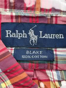 RALPH LAUREN ΚΟΝΤΟΜΑΝΙΚΟ ΠΟΥΚΑΜΙΣΟ CLASSIC ΚΑΡΟ ΑΝΤΡΙΚΟ PRE OWNED