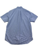 RALPH LAUREN ΚΟΝΤΟΜΑΝΙΚΟ ΠΟΥΚΑΜΙΣΟ CLASSIC ΚΑΡΟ ΜΠΛΕ ΑΝΤΡΙΚΟ PRE OWNED L
