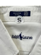 RALPH LAUREN ΚΟΝΤΟΜΑΝΙΚΟ ΠΟΥΚΑΜΙΣΟ CLASSIC ΛΕΥΚΟ ΑΝΤΡΙΚΟ PRE OWNED S