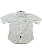 RALPH LAUREN ΚΟΝΤΟΜΑΝΙΚΟ ΠΟΥΚΑΜΙΣΟ CLASSIC ΛΕΥΚΟ ΑΝΤΡΙΚΟ PRE OWNED S