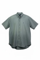 RALPH LAUREN ΚΟΝΤΟΜΑΝΙΚΟ ΠΟΥΚΑΜΙΣΟ CLASSIC SAGE GREEN ΑΝΤΡΙΚΟ PRE OWNED L