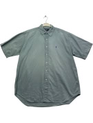 RALPH LAUREN ΚΟΝΤΟΜΑΝΙΚΟ ΠΟΥΚΑΜΙΣΟ CLASSIC SAGE GREEN ΑΝΤΡΙΚΟ PRE OWNED L